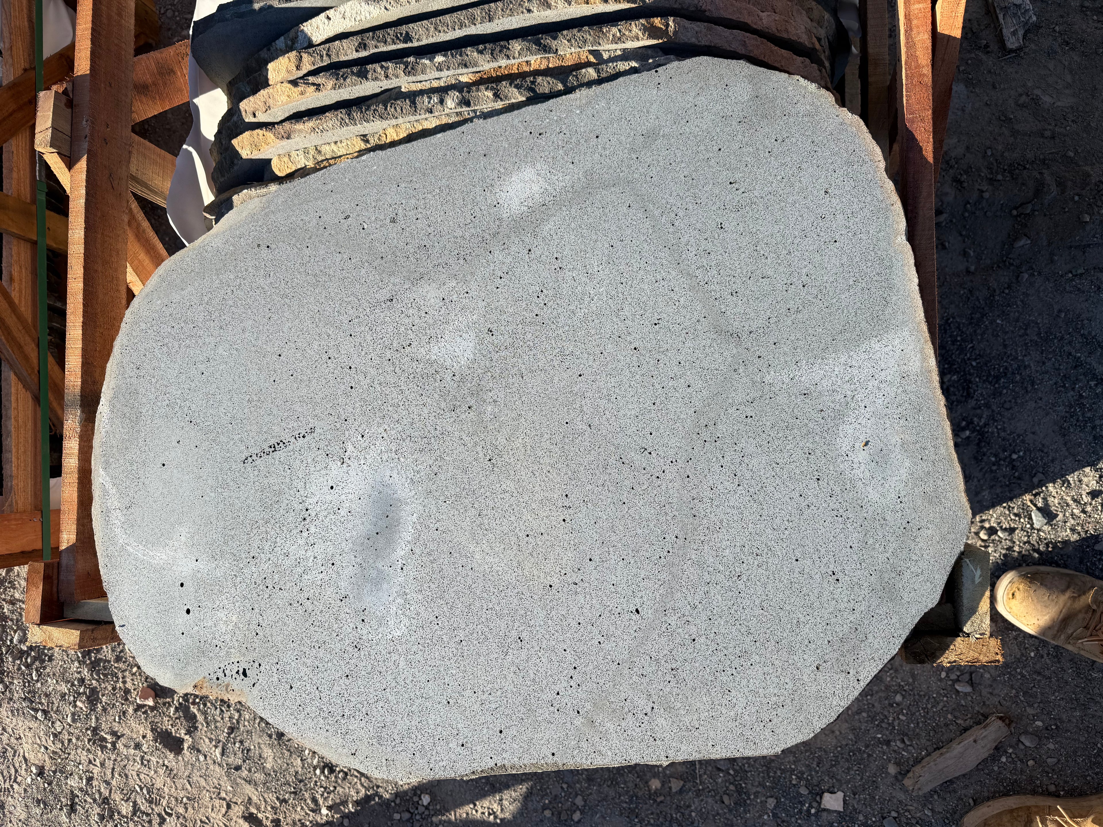 Organic Rounds (Steppers) - Light Bluestone