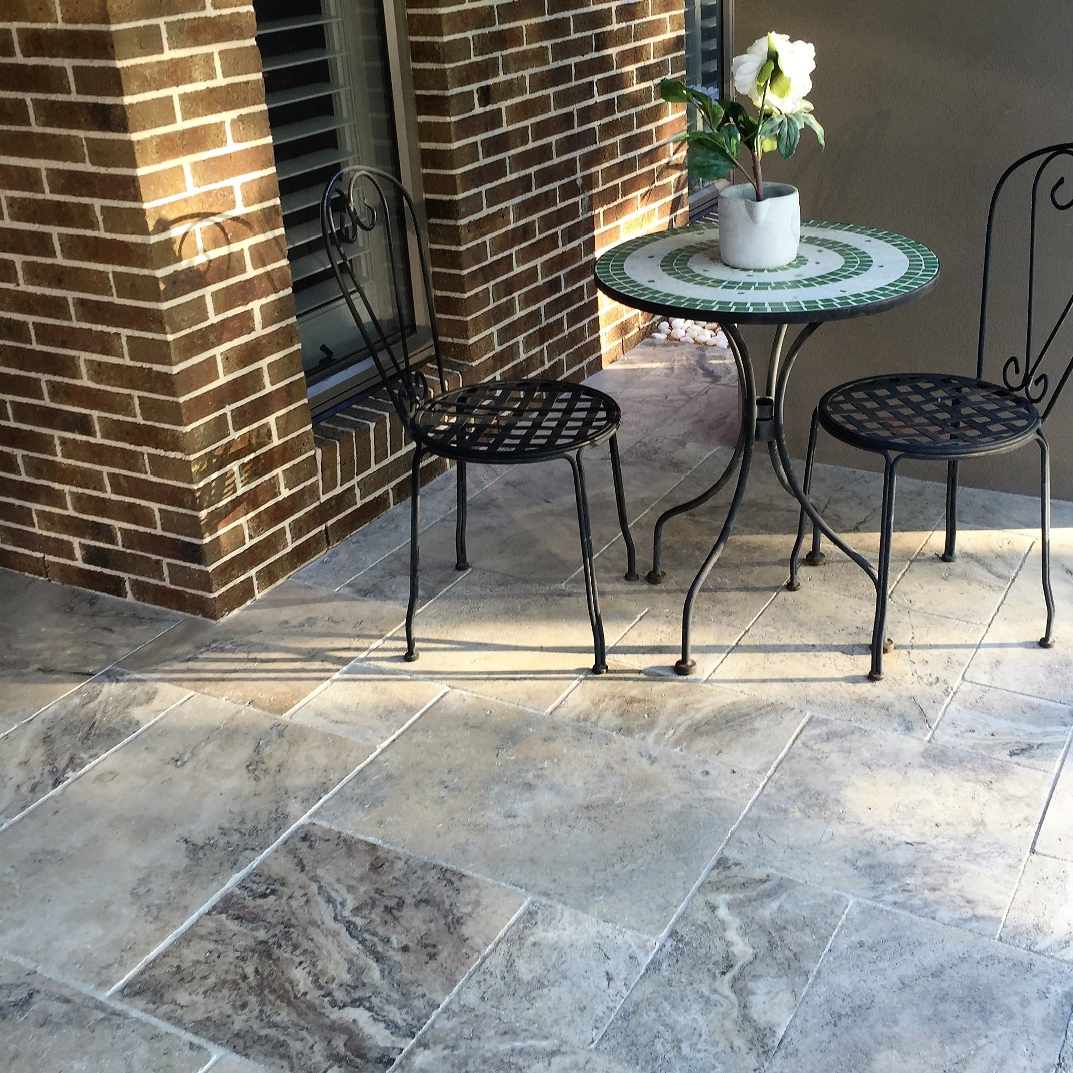 Travertine - SILVER